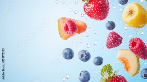 Refreshing Fruit Splash: Ju...