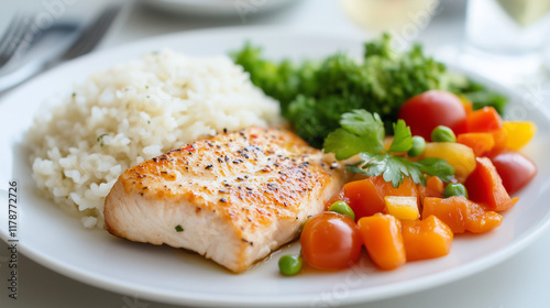 Delicious Grilled Salmon wi...