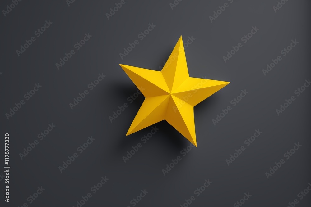 yellow star on a black background yellow star on a black background