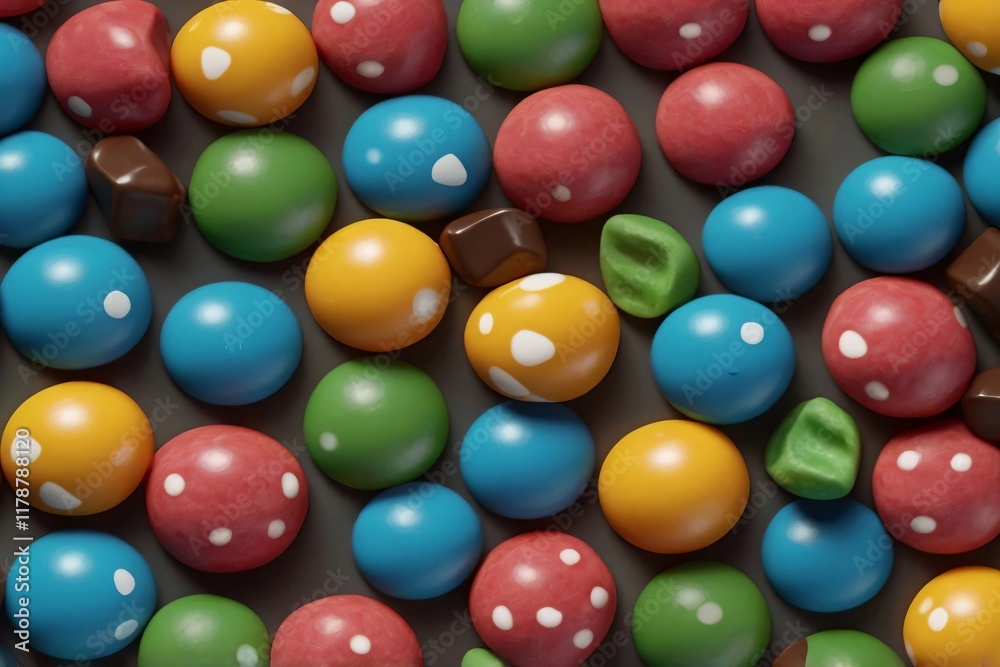 Colorful candies - with their sweet taste - are always loved by children, but even adults sometimes like them Colorful candies - with their sweet taste - are always loved by children, but even adults sometimes like them