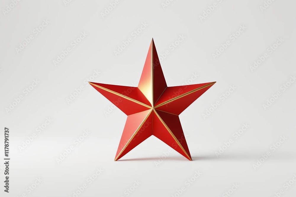there is a red star with gold stripes on it there is a red star with gold stripes on it