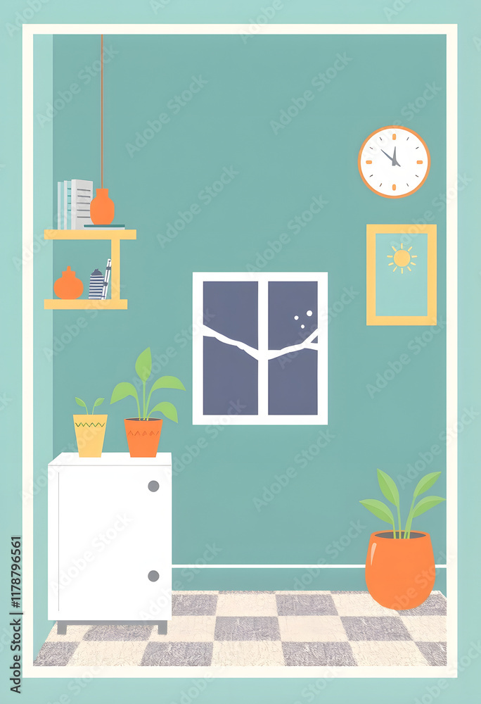 illustration of energy saving tips, retro style, with white tones illustration of energy saving tips, retro style, with white tones