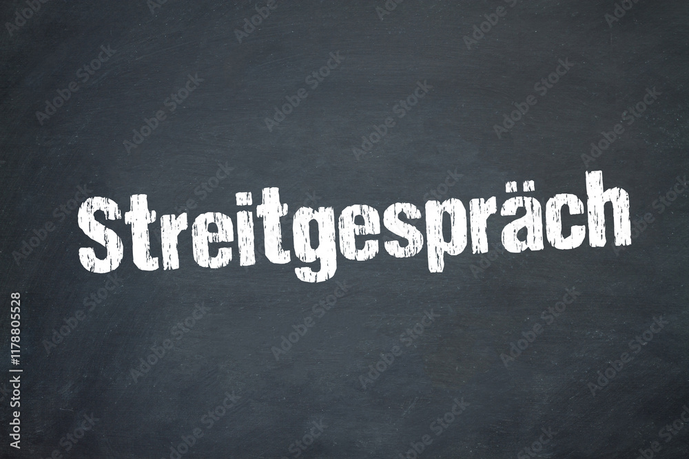 Obraz premium Streitgespräch