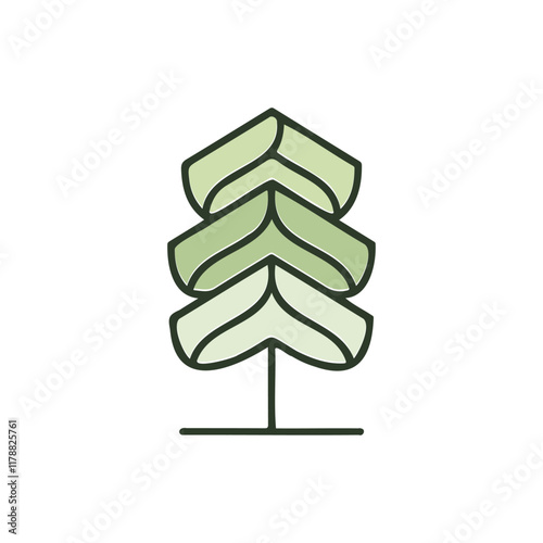 Green Tree Logo Design photo