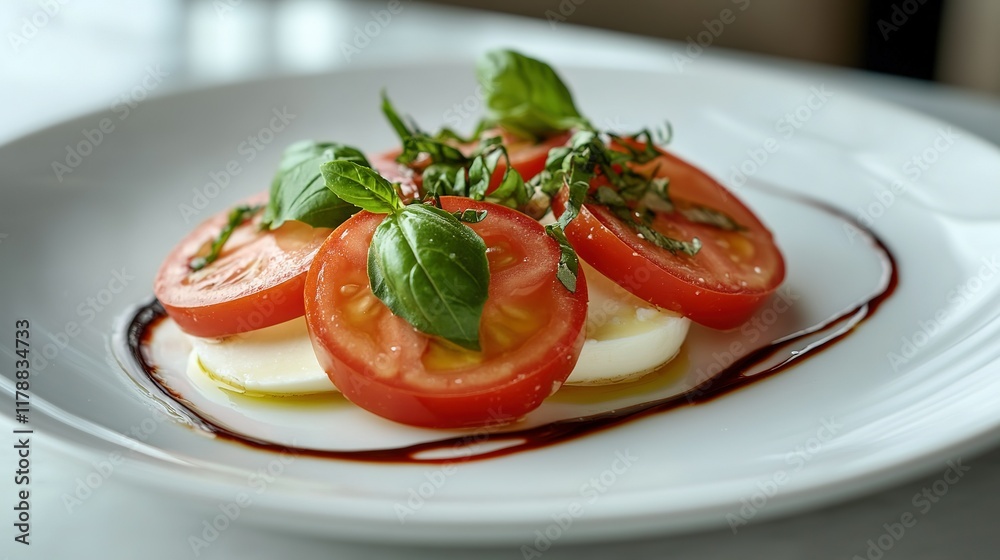 Beautiful Salad on Plate Beautiful Salad on Plate