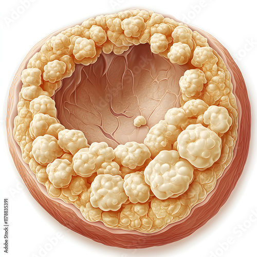 a cross section of a human photo