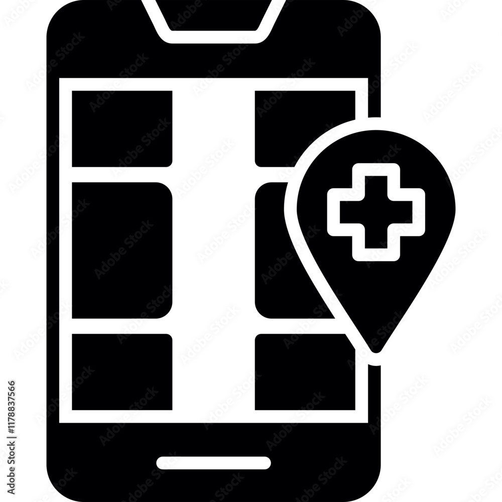 Obraz premium Location Icon