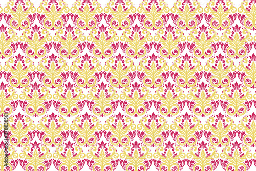 abstract seamless floral pattern with vintage botanical designs ethnic ikat motifs for fabric textiles wallpaper and fashion applications