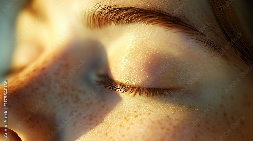 Fototapeta premium Relaxing Sleep Close-Up