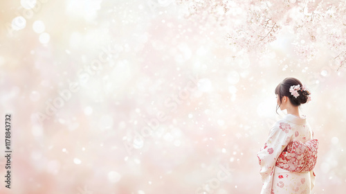 Serene Blossom: A woman in ...