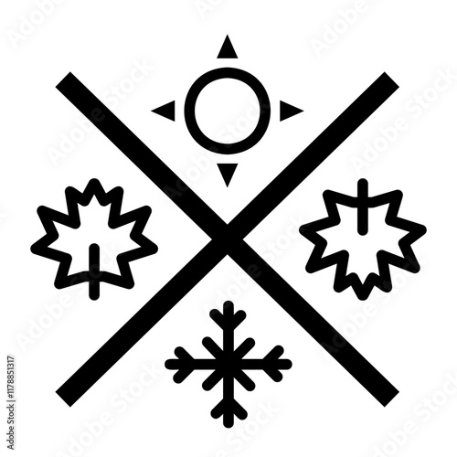 seasonal Line Icon