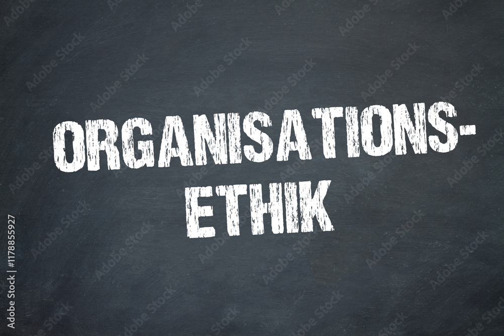Fototapeta premium Organisationsethik 