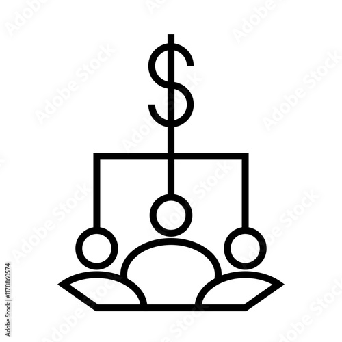 Dividend icon Design