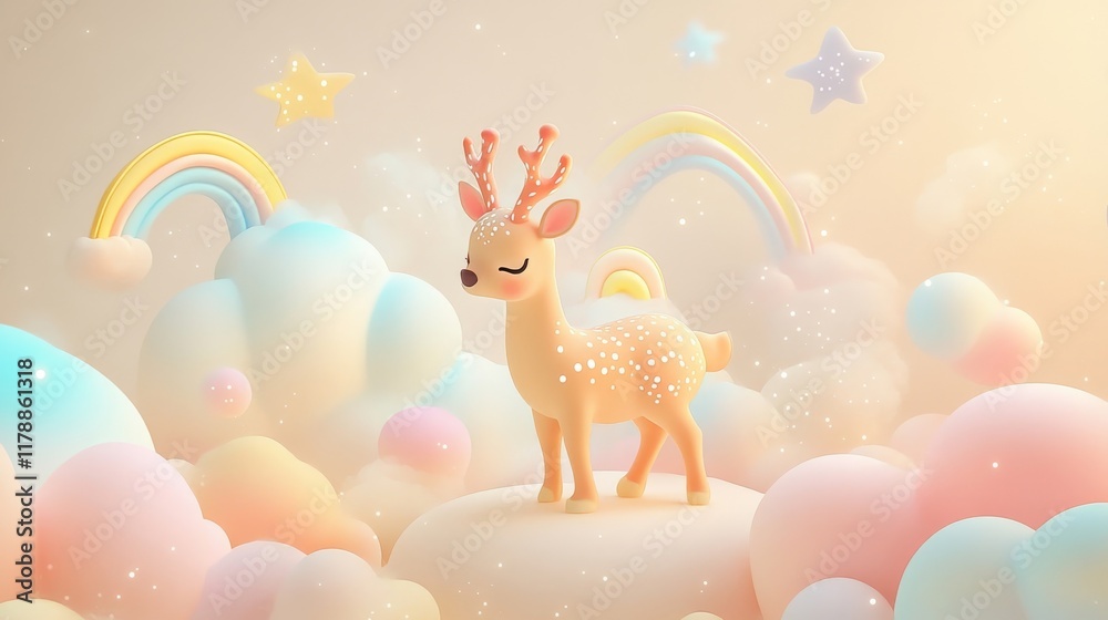 Obraz premium easter card with bunny