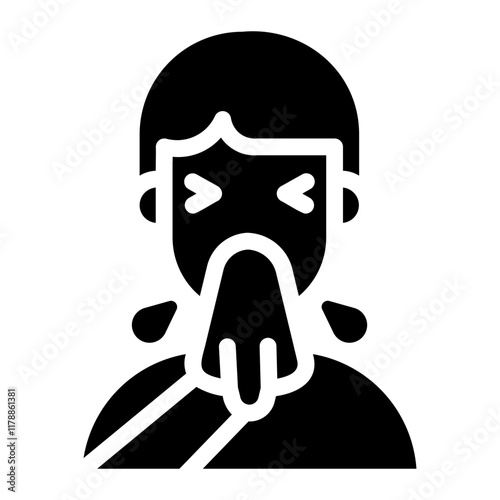sneeze Solid icon