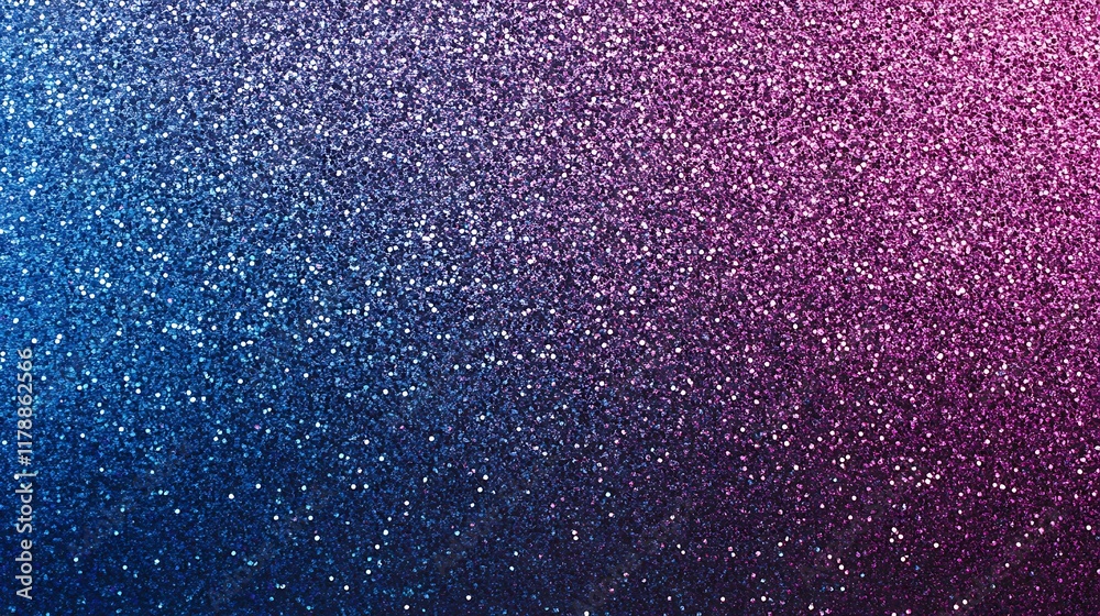 Fototapeta premium Blue and pink glitter texture background.