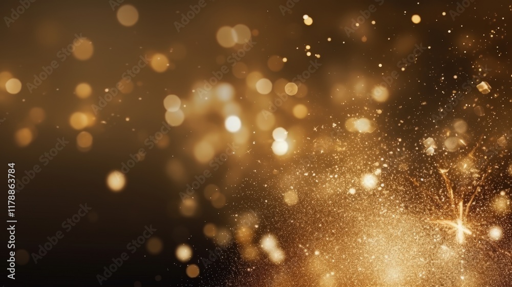 Abstract Glittering Gold Background with Sparkling Fireworks, Perfect for Celebrations, Events, and Festive Occasions, Enrich Your Designs with Radiant Visuals Abstract Glittering Gold Background with Sparkling Fireworks, Perfect for Celebrations, Events, and Festive Occasions, Enrich Your Designs with Radiant Visuals