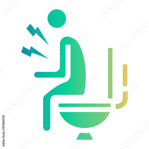 diarrhea Gradient icon