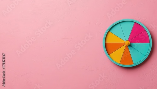 100 days of school concept. Spin to 100 A spinning wheel game with math challenges or trivia that earn points to reach a total of 100, 100 days of school, interactive math fun
