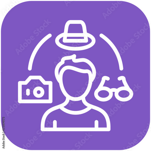 Hipster Lifestyle vector icon illustration of Lifestyles iconset.