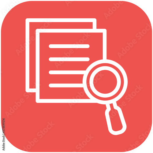 Review vector icon illustration of Literature iconset.