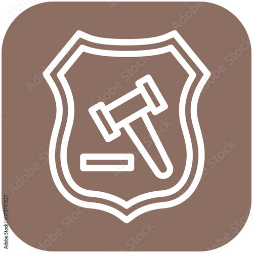 Civil Rights vector icon illustration of Protesting and Civil Disobedience iconset.