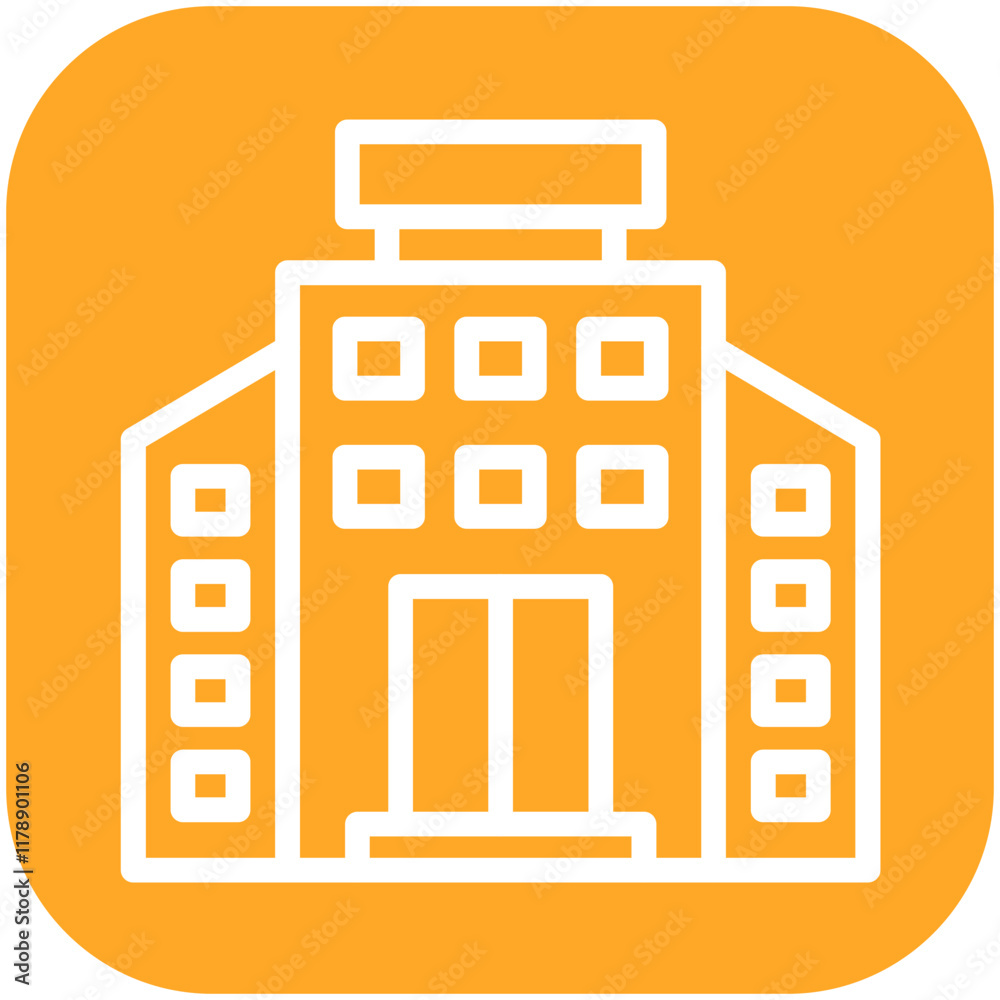Hotel vector icon illustration of Vacation Planning iconset. Hotel vector icon illustration of Vacation Planning iconset.