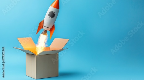 Rocket Launch from Box: New Business Startup
