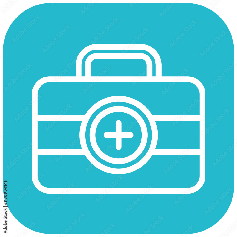 Medical Kit vector icon illustration of Soccer iconset. Medical Kit vector icon illustration of Soccer iconset.