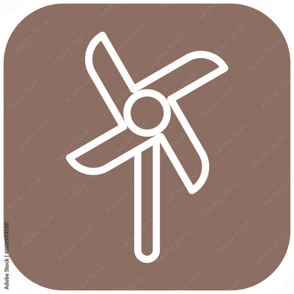 Pinwheel vector icon illustration of Children Toys iconset. Pinwheel vector icon illustration of Children Toys iconset.