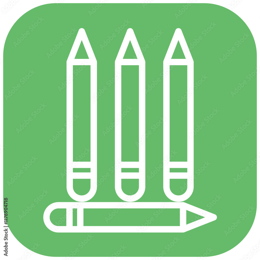 Crayons vector icon illustration of Children Toys iconset. Crayons vector icon illustration of Children Toys iconset.