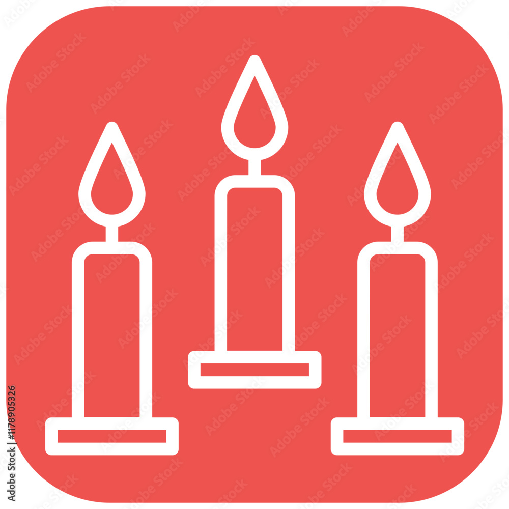Candles vector icon illustration of Funeral iconset. Candles vector icon illustration of Funeral iconset.