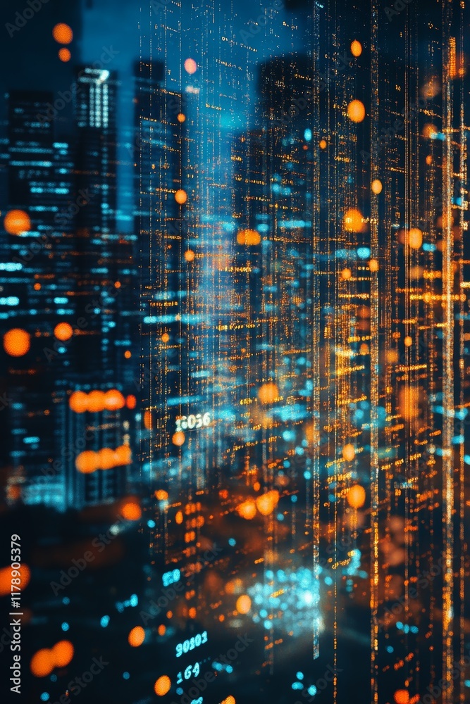 This conceptual artwork illustrates the intersection of big data and visualization, featuring bright particles and dynamic lines over a modern urban landscape. This conceptual artwork illustrates the intersection of big data and visualization, featuring bright particles and dynamic lines over a modern urban landscape.