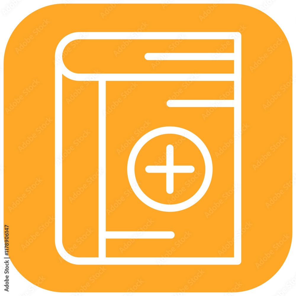 Medical Book vector icon illustration of Pharmacy iconset. Medical Book vector icon illustration of Pharmacy iconset.