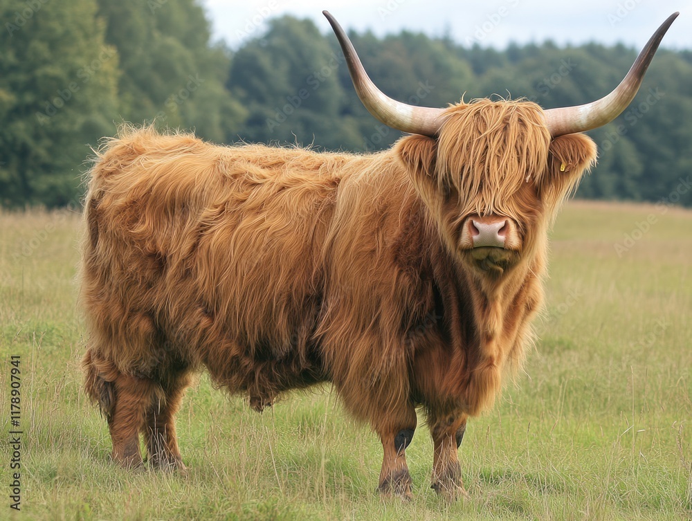 Highland Cow in Meadow Highland Cow in Meadow