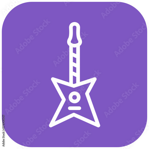 Guitar vector icon illustration of Festa Junina iconset.