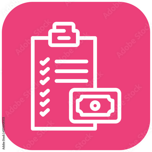 Bribery Briefing vector icon illustration of Corruption iconset.