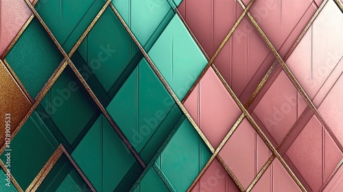 Modern Abstract Geometric Diamond Pattern Vector Design Background for Stylish Projects