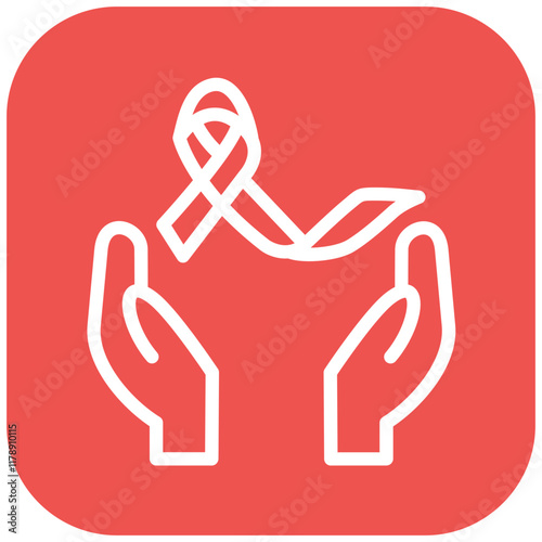 Cancer Survivor vector icon illustration of Chemotherapy iconset.