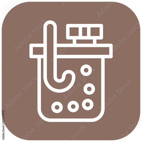 Aeration vector icon illustration of Lab iconset.