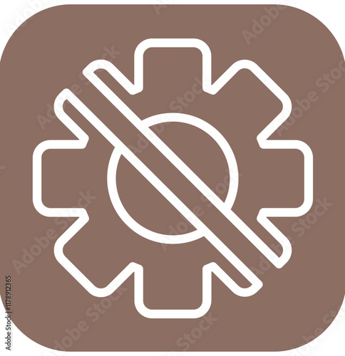 Disruption vector icon illustration of Business Analytics iconset.