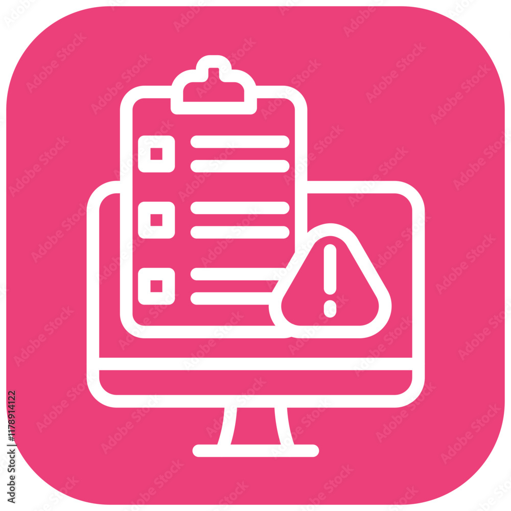 Risk Assessment vector icon illustration of Quality Assurance iconset. Risk Assessment vector icon illustration of Quality Assurance iconset.