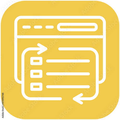Limited Options vector icon illustration of No Code iconset.