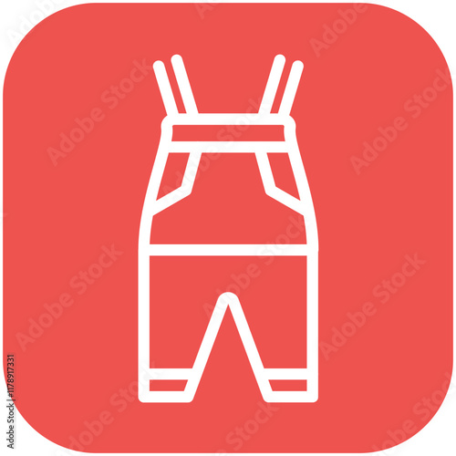 Waders vector icon illustration of Fishing iconset.