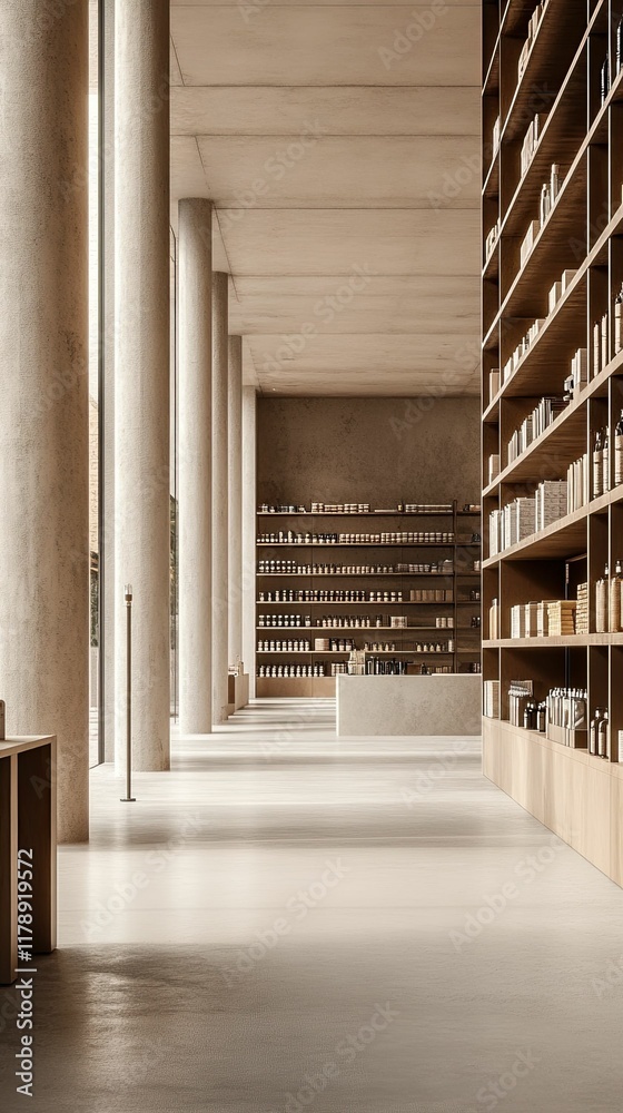 Fototapeta premium Warehouse stock products