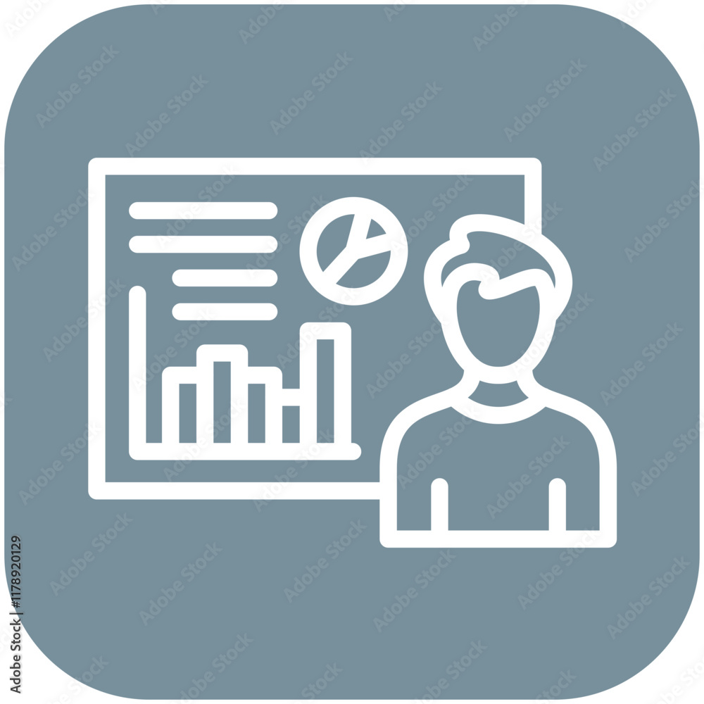 Demonstration vector icon illustration of Business Training iconset. Demonstration vector icon illustration of Business Training iconset.