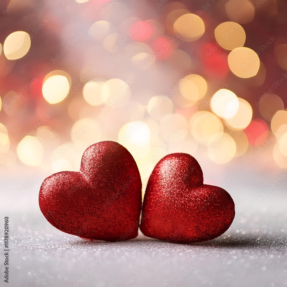 Fototapeta premium Lighthearted Joy Shines Through Valentine’s Day Visuals