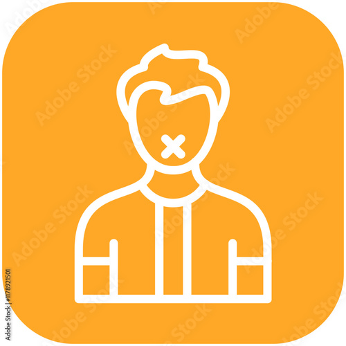 Silent Generation vector icon illustration of Generation Gap iconset.