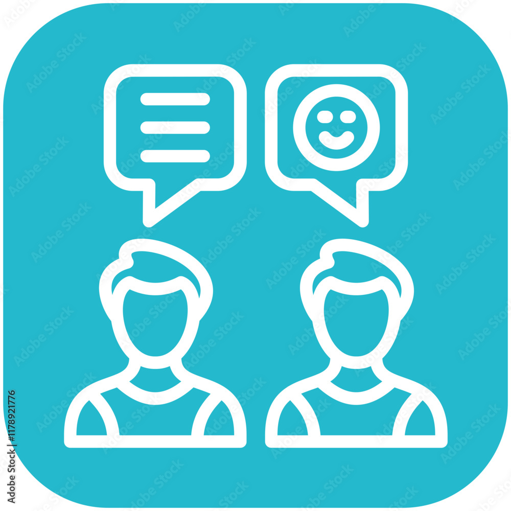 Good Communication vector icon illustration of Generation Gap iconset. Good Communication vector icon illustration of Generation Gap iconset.