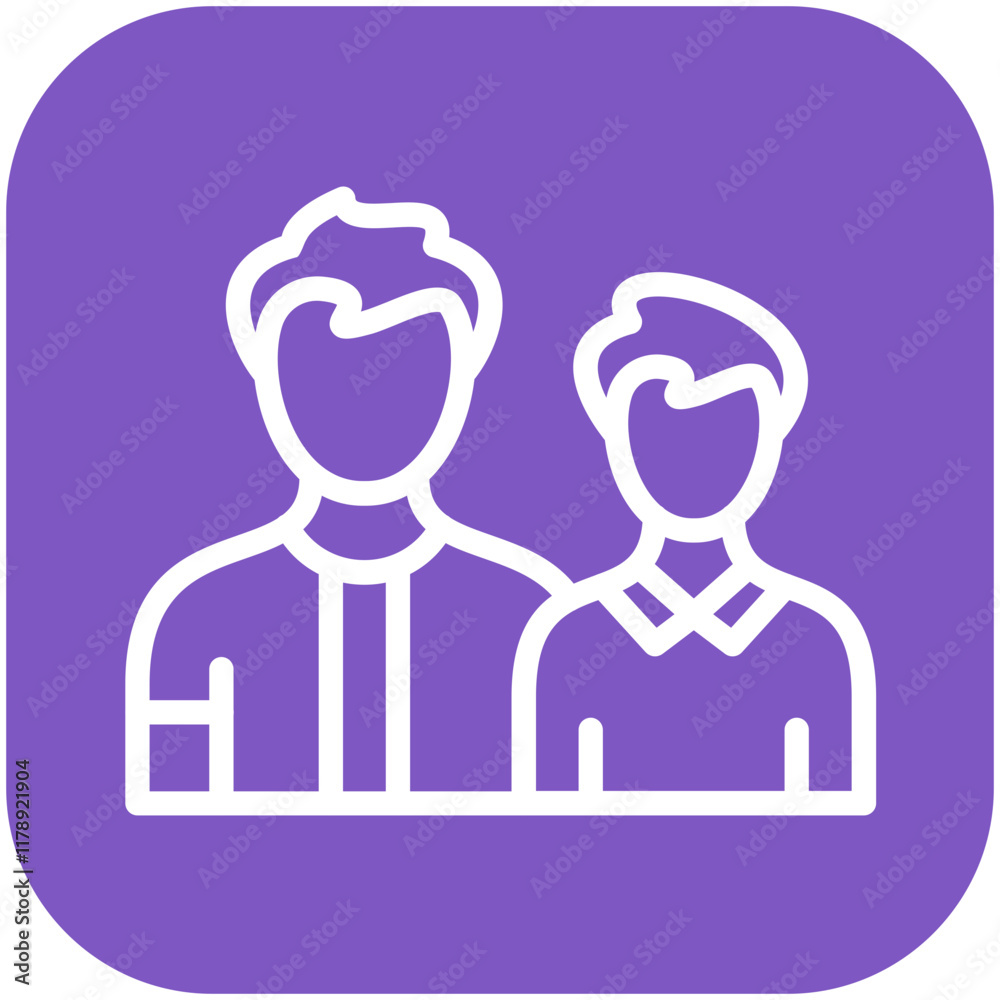 Difference vector icon illustration of Generation Gap iconset. Difference vector icon illustration of Generation Gap iconset.
